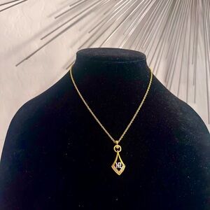 Nina Ricci Gold Tone Necklace